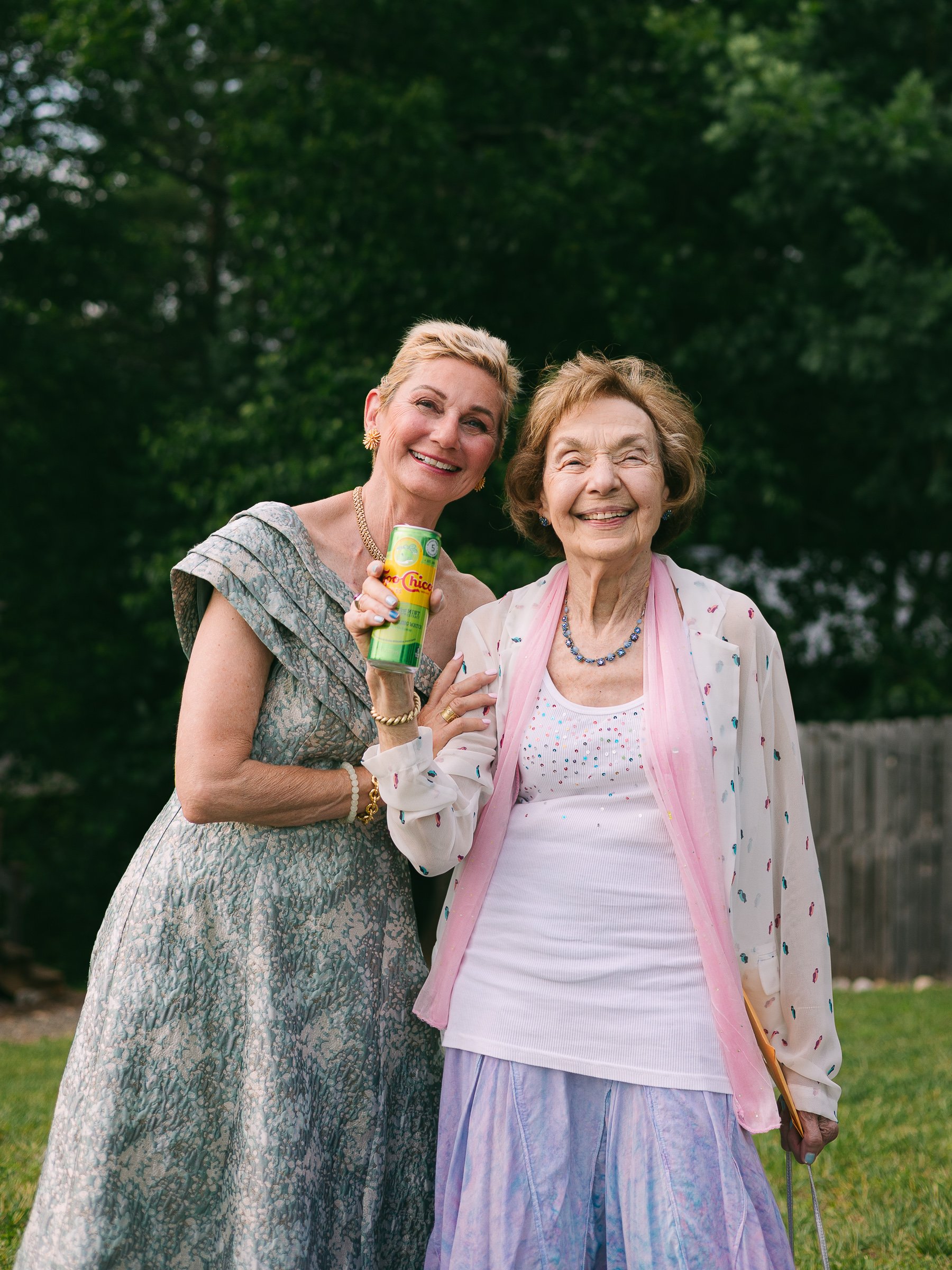 Summer micro wedding fun guests