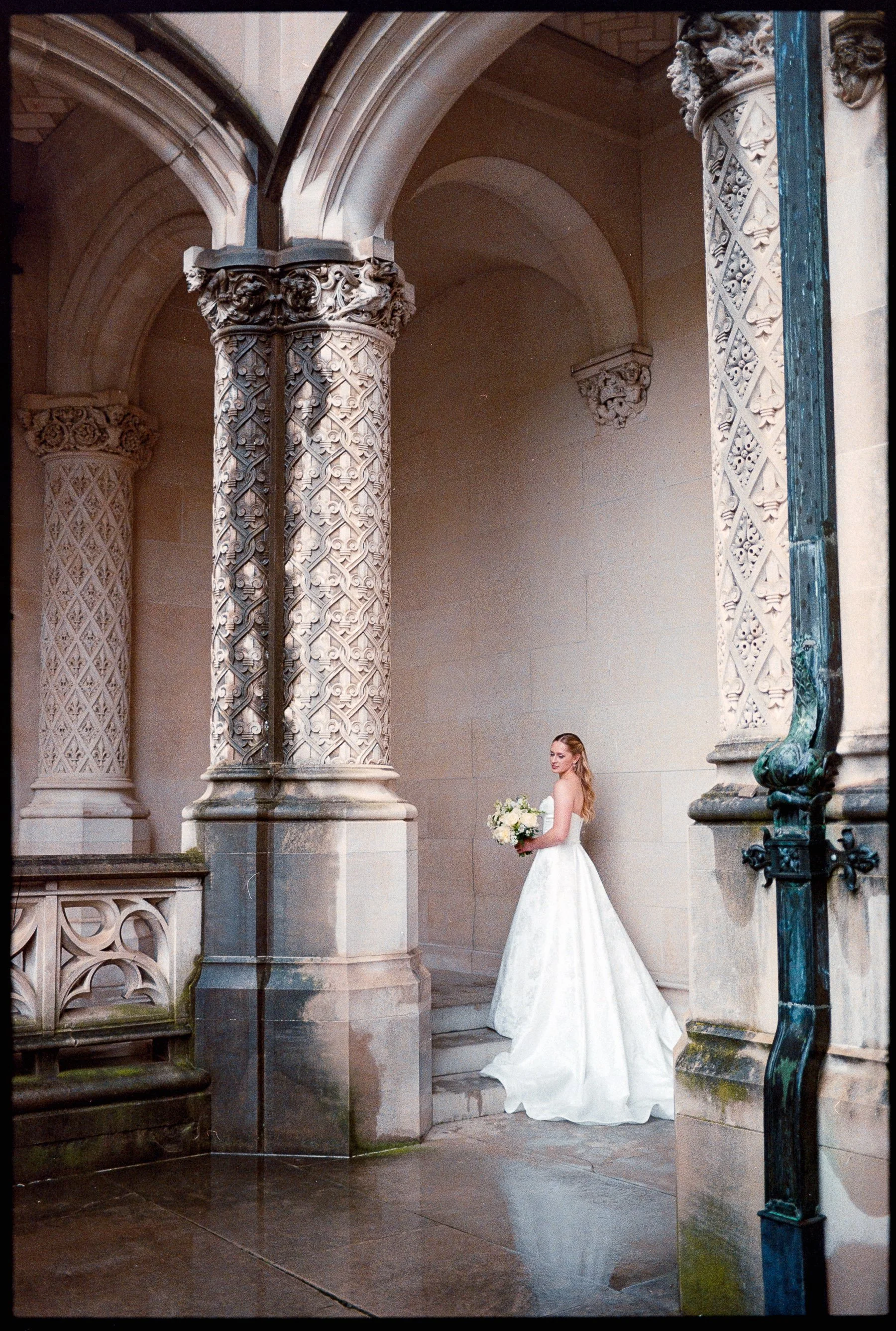 Asheville film hybrid wedding photographer
