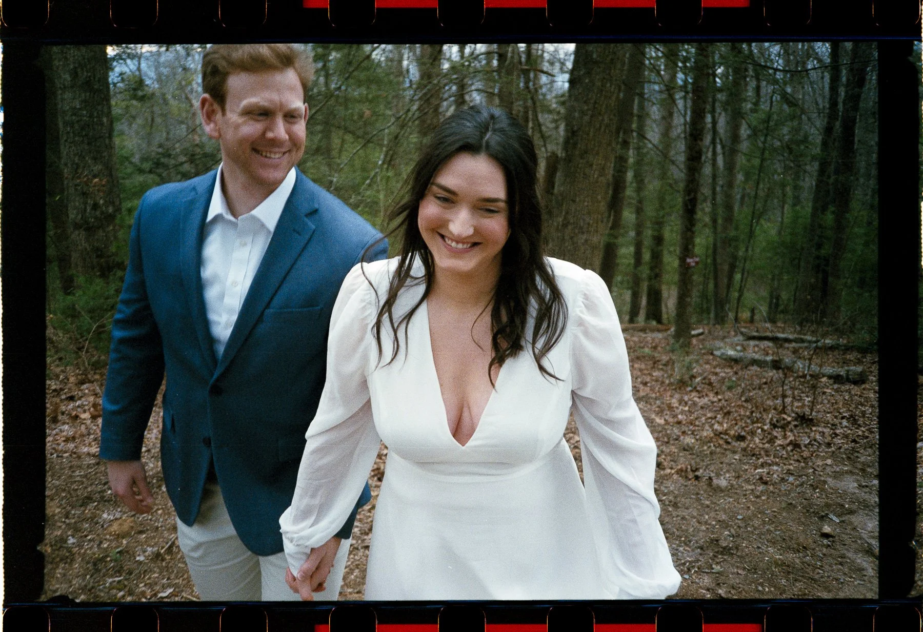 Destination engagement film photography