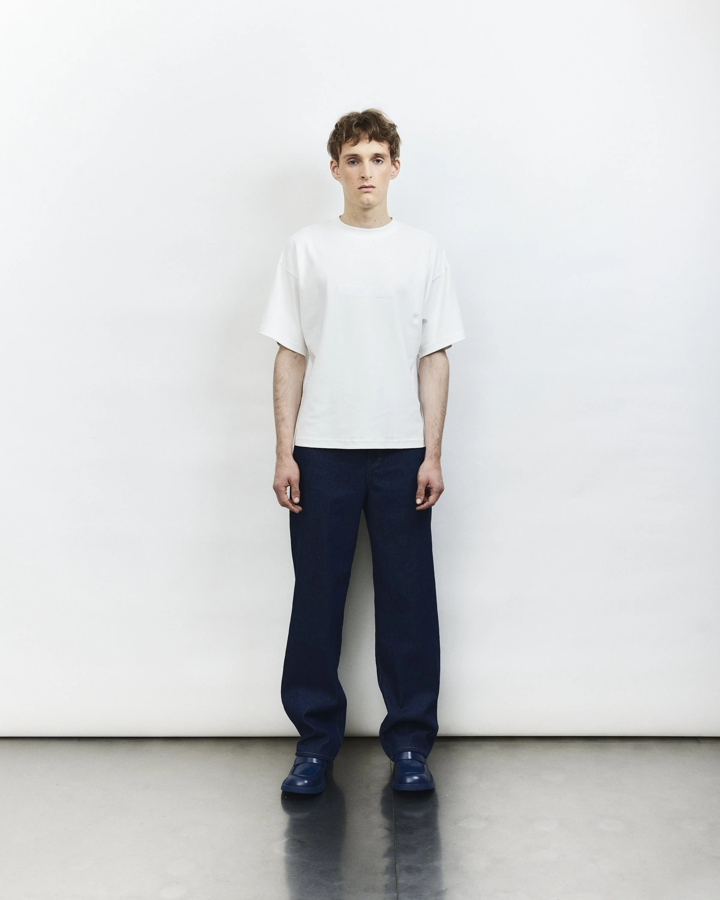 WHITE PROMINENT T-SHIRT