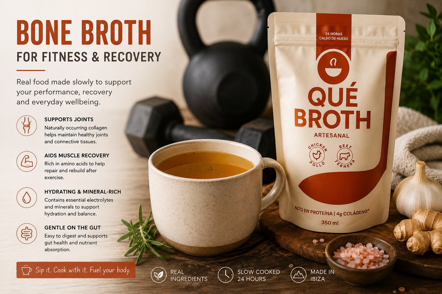 Bone Broth for Fitness and Recovery