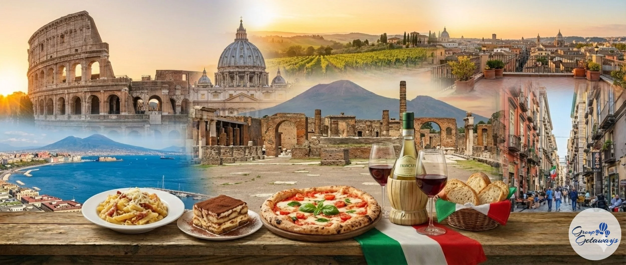 First Time Italy: Rome and Naples - 7 Days for Large Groups [G017]