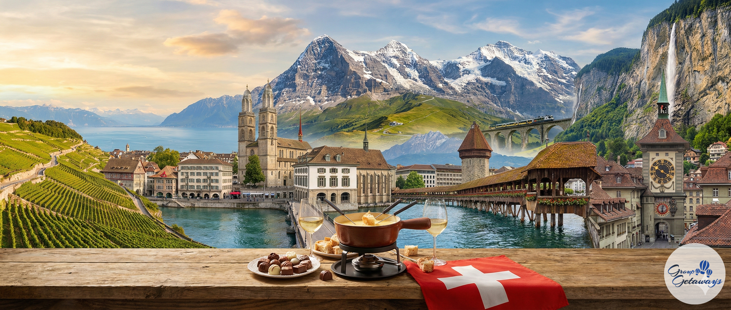 Lucerne, Bernese Alps and Lausanne Tour by Group Getaways