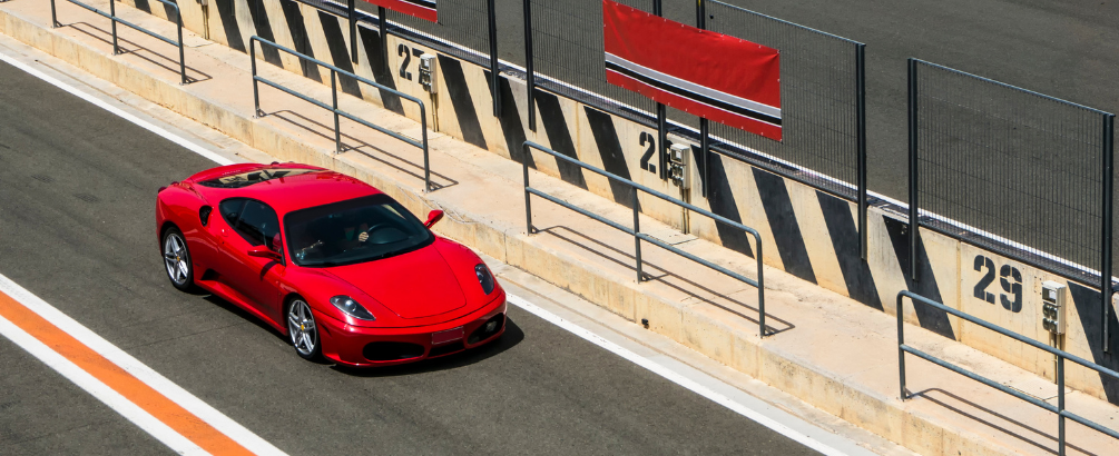 Ferrari on track
