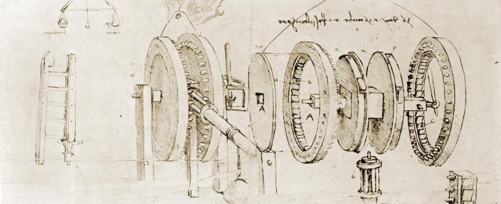 Leonardo Da Vinci's notes and drawings