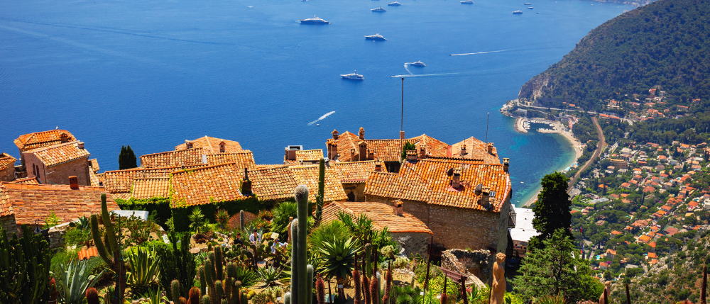 Èze village Côte d’Azur Mediterranean panoramic view luxury travel.png