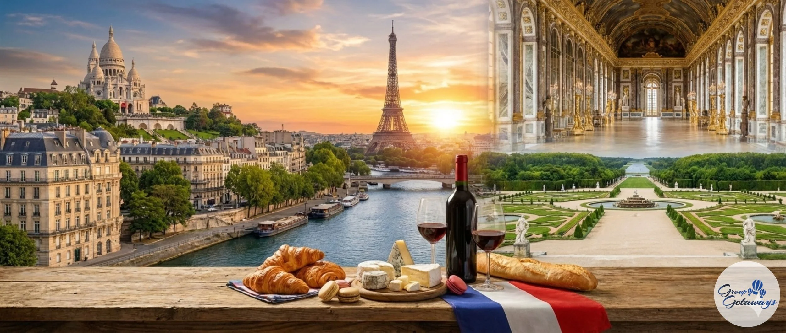 First Time France: Paris with Versailles - 7 Days for Large Groups [G013]