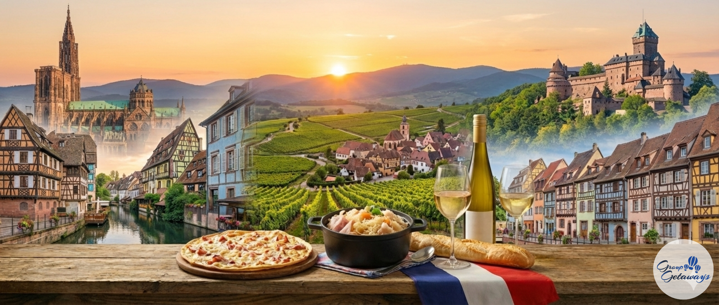 Alsace with Colmar and Strasbourg - 6 Days for Large Groups Tour by Group Getaways