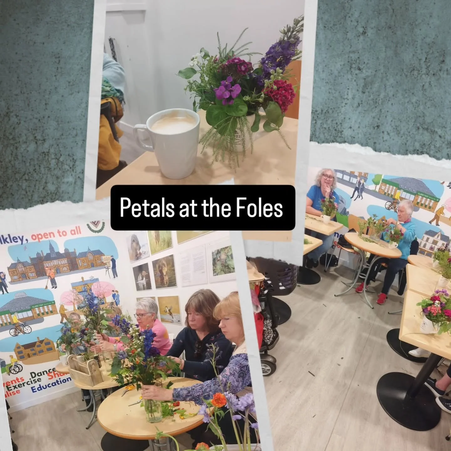 At thats a wrap, the little Petals have peaked this week with overflowing coffee mugs, tunnocks teacakes and British flowers. This was the final week in this block and it's been a treat. Lovely community, sharing stories  and enquiring minds. Thanks 