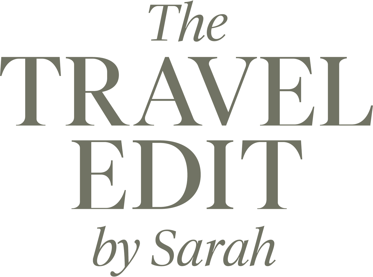 The Travel Edit by Sarah