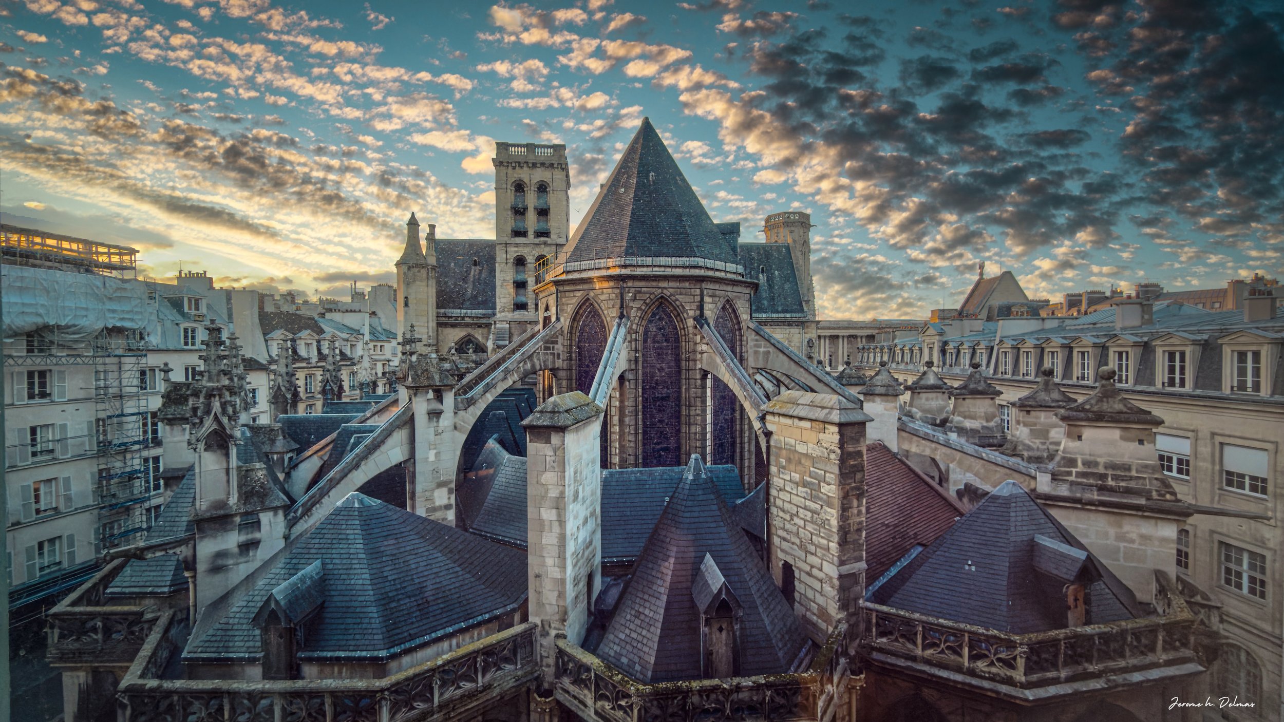 Vue du toit de la samaritaine