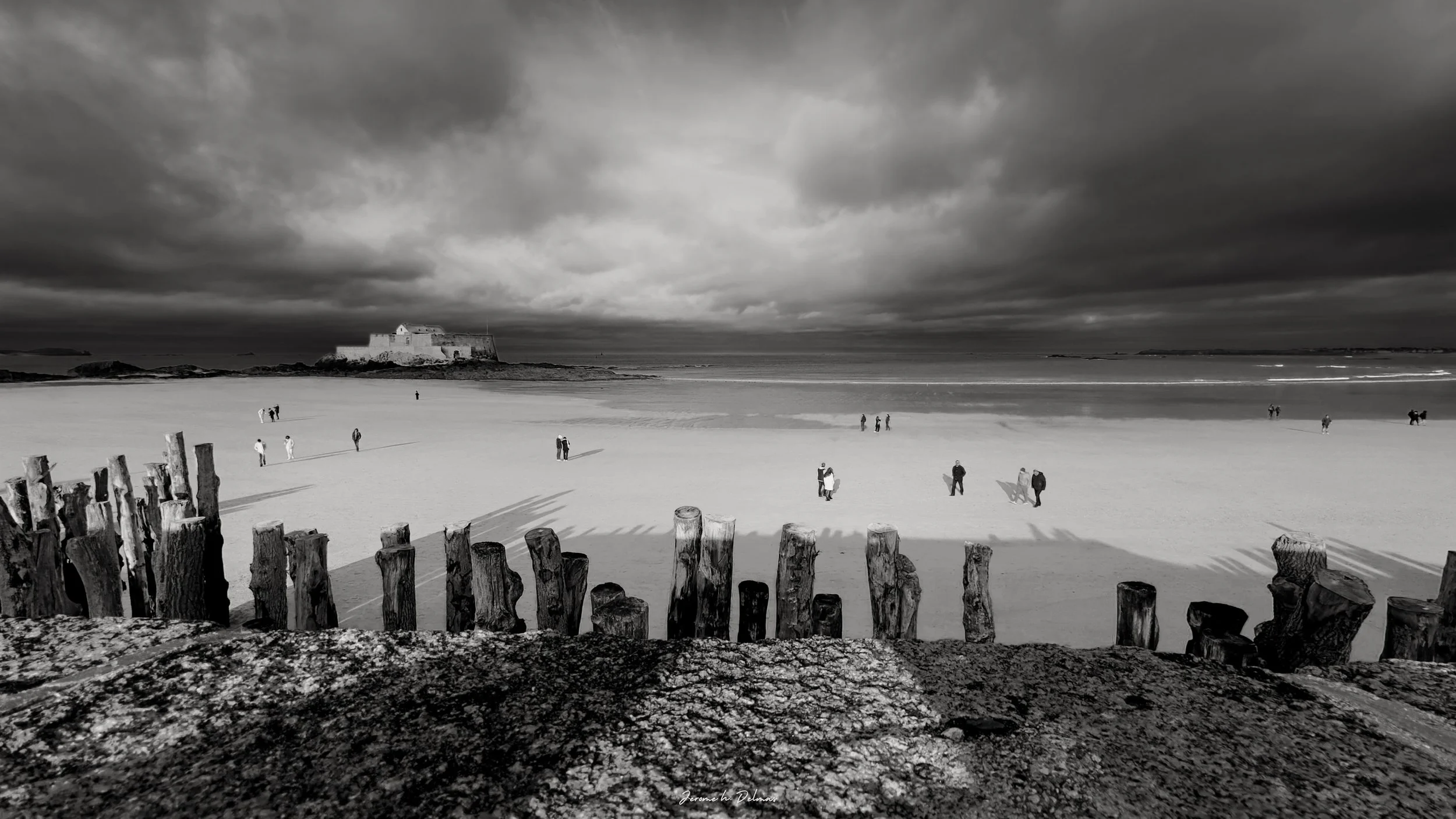 PLAGE DE SAINT MALO EN HIVER. 2022