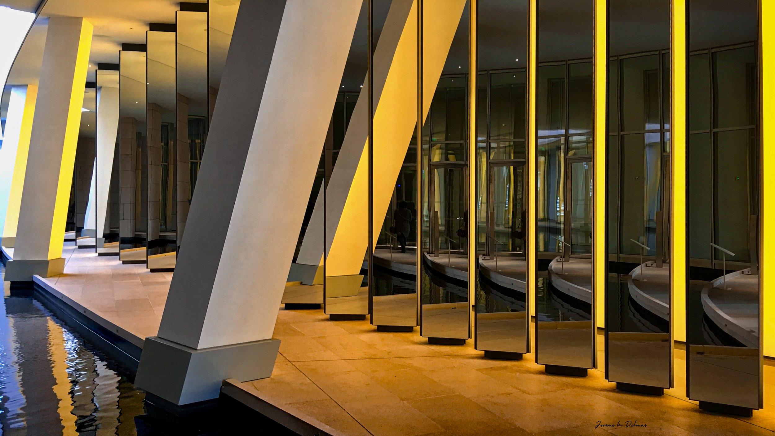 FONDATION LOUIS VUITTON. STRUCTURE INTERIEURE.