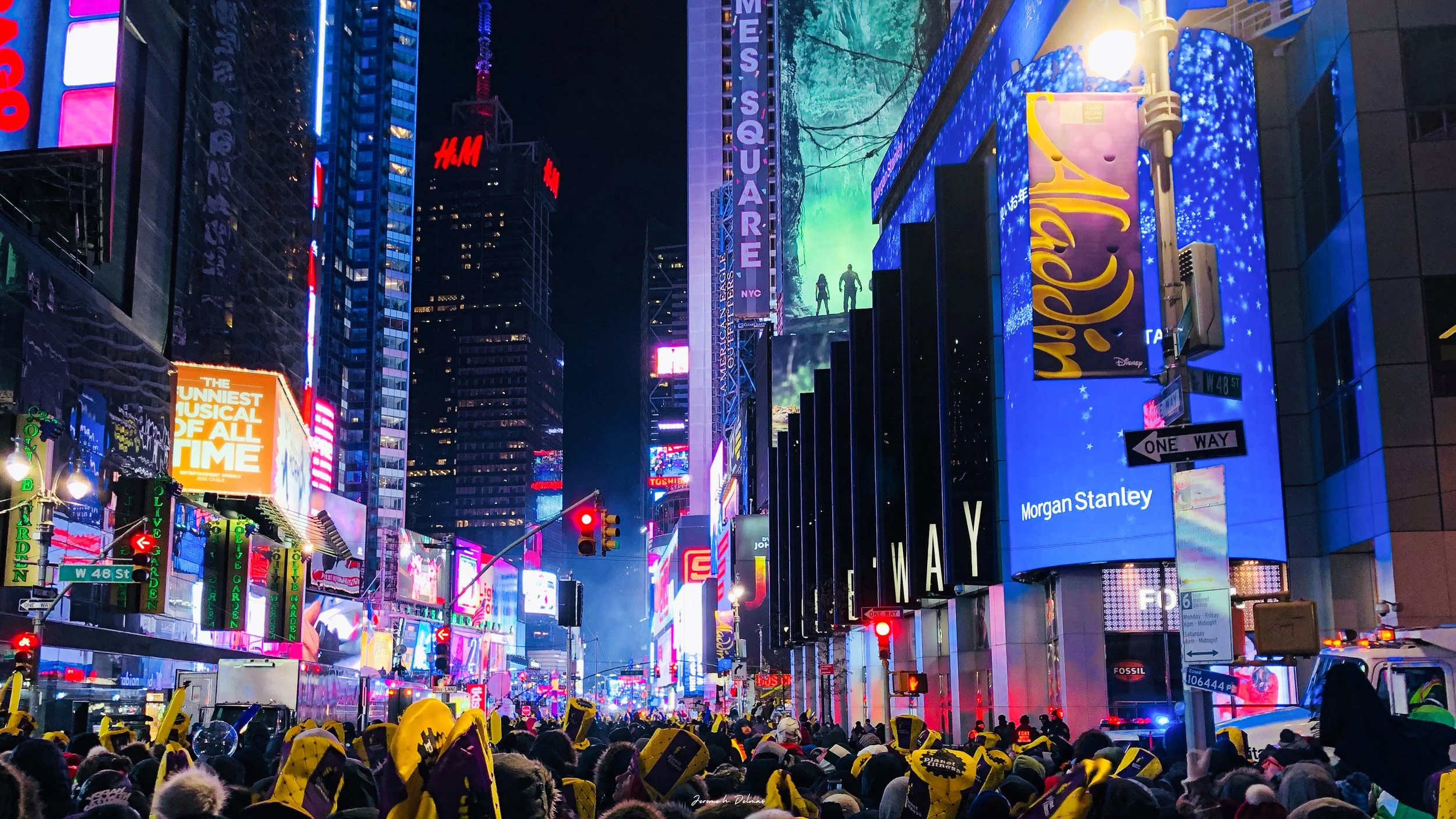 NOUVEL AN À TIME SQUARE