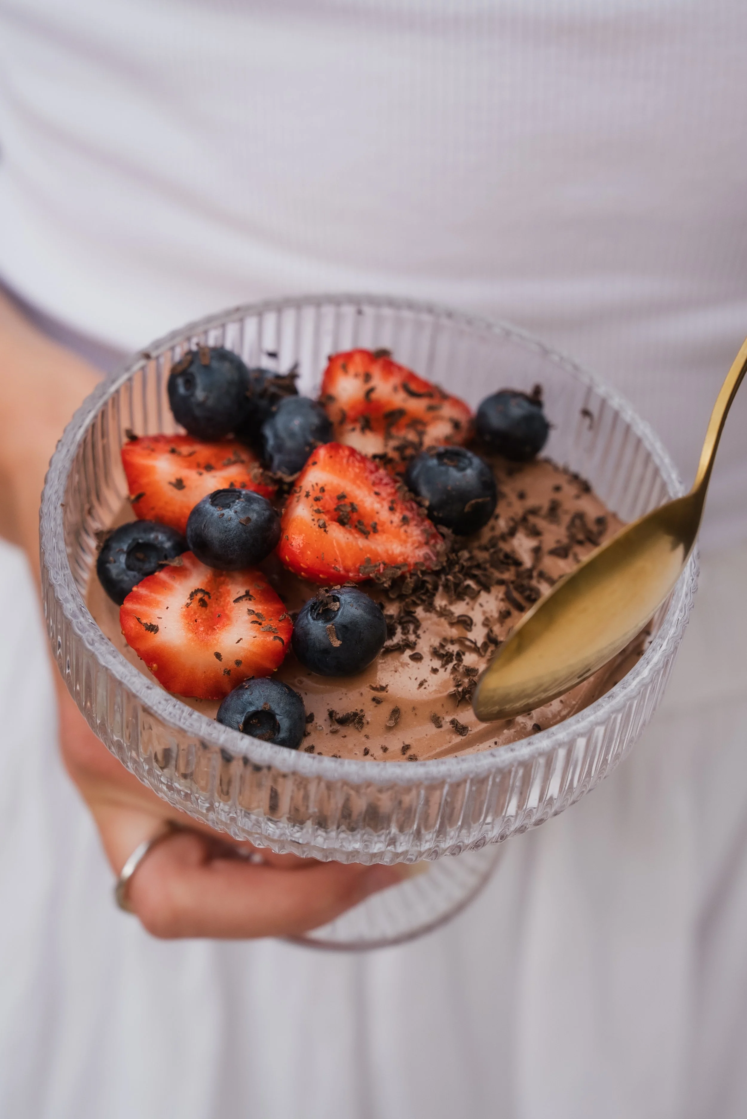 Silken Tofu &amp; Dark Chocolate Mousse
