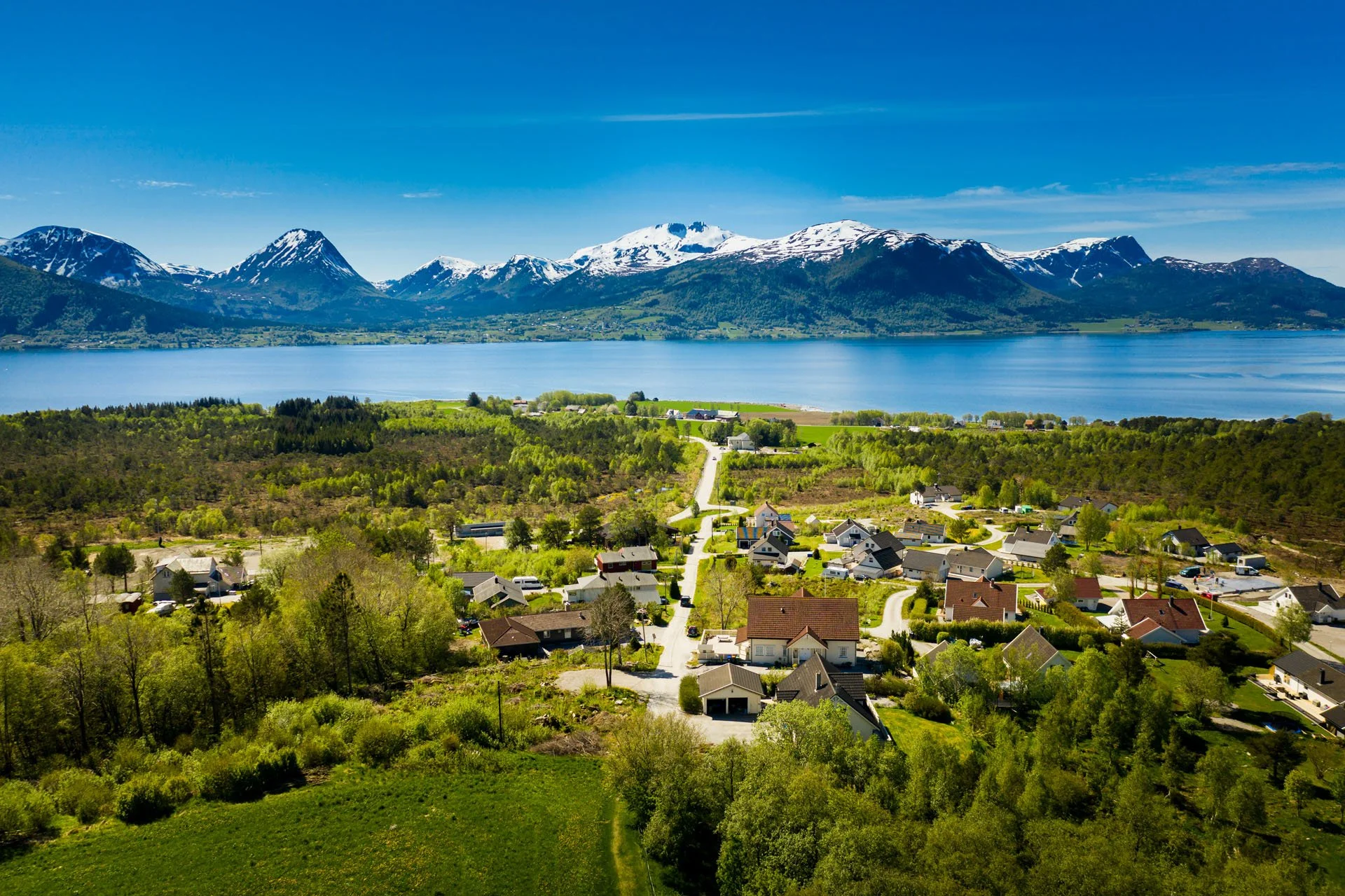 Panoramabilde Øverås og Nerås
