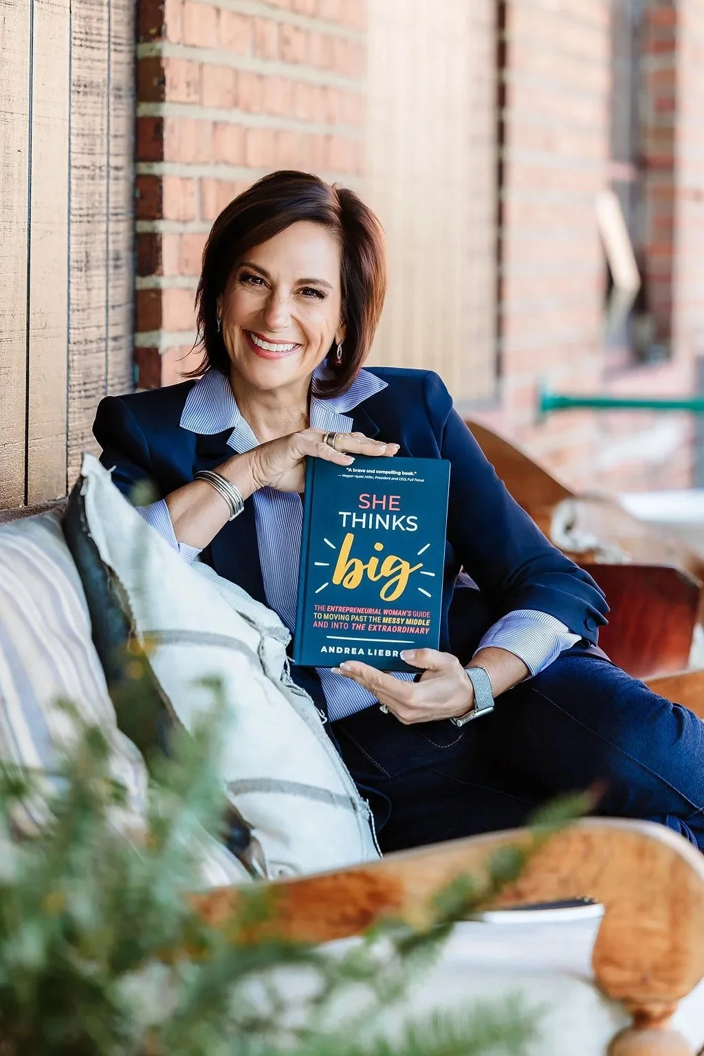 Andrea Liebross bestselling author She Thinks Big book for women entrepreneurs
