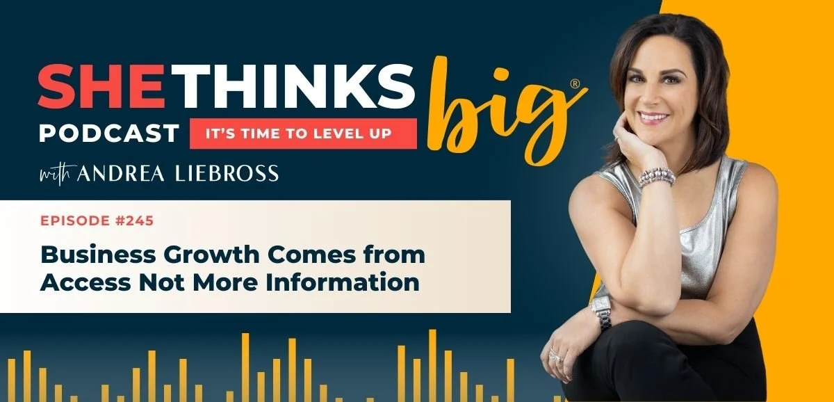 245: Business Growth Comes from Access Not More Information