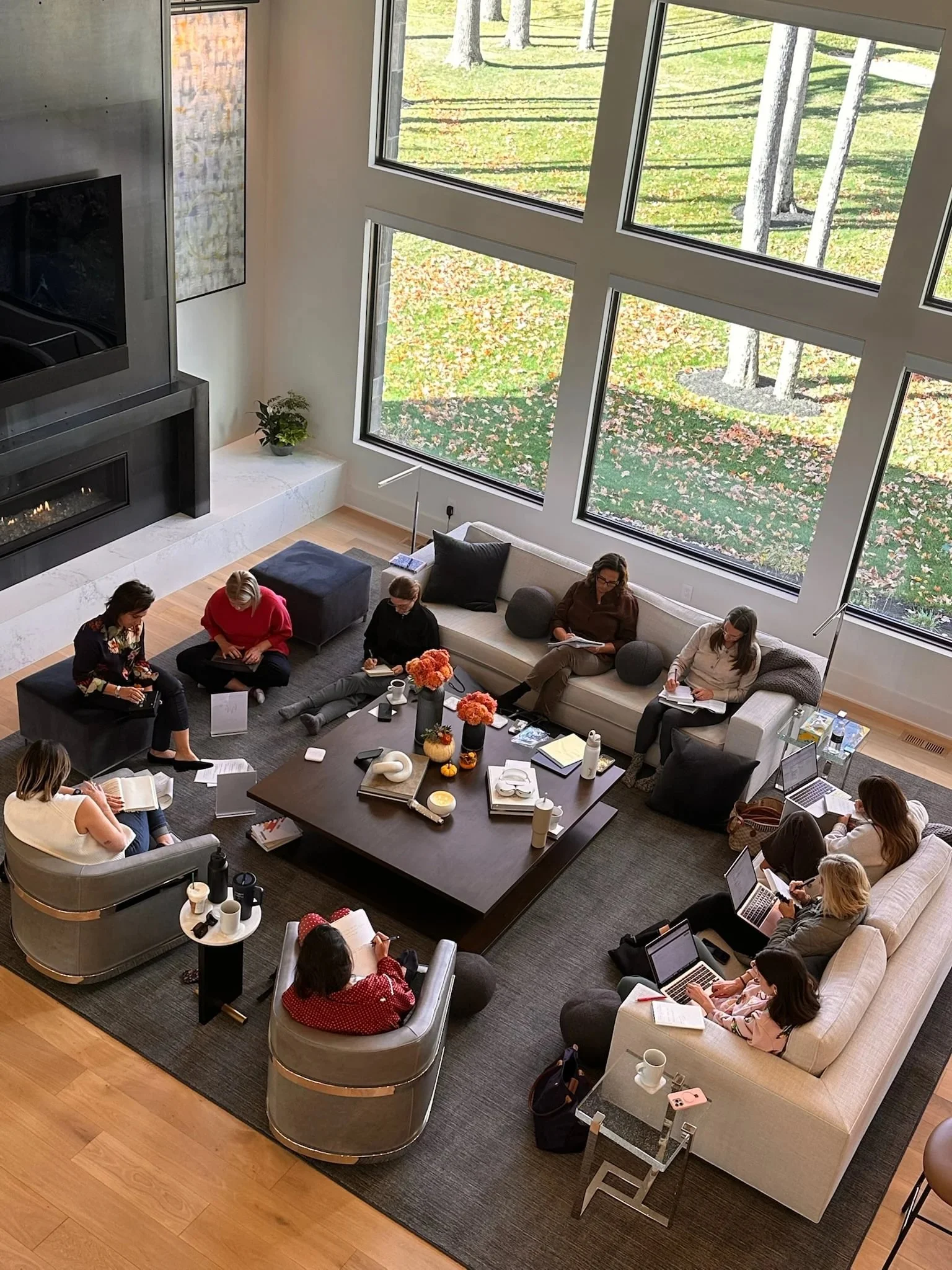 Andrea Liebross group coaching session women business owners retreat