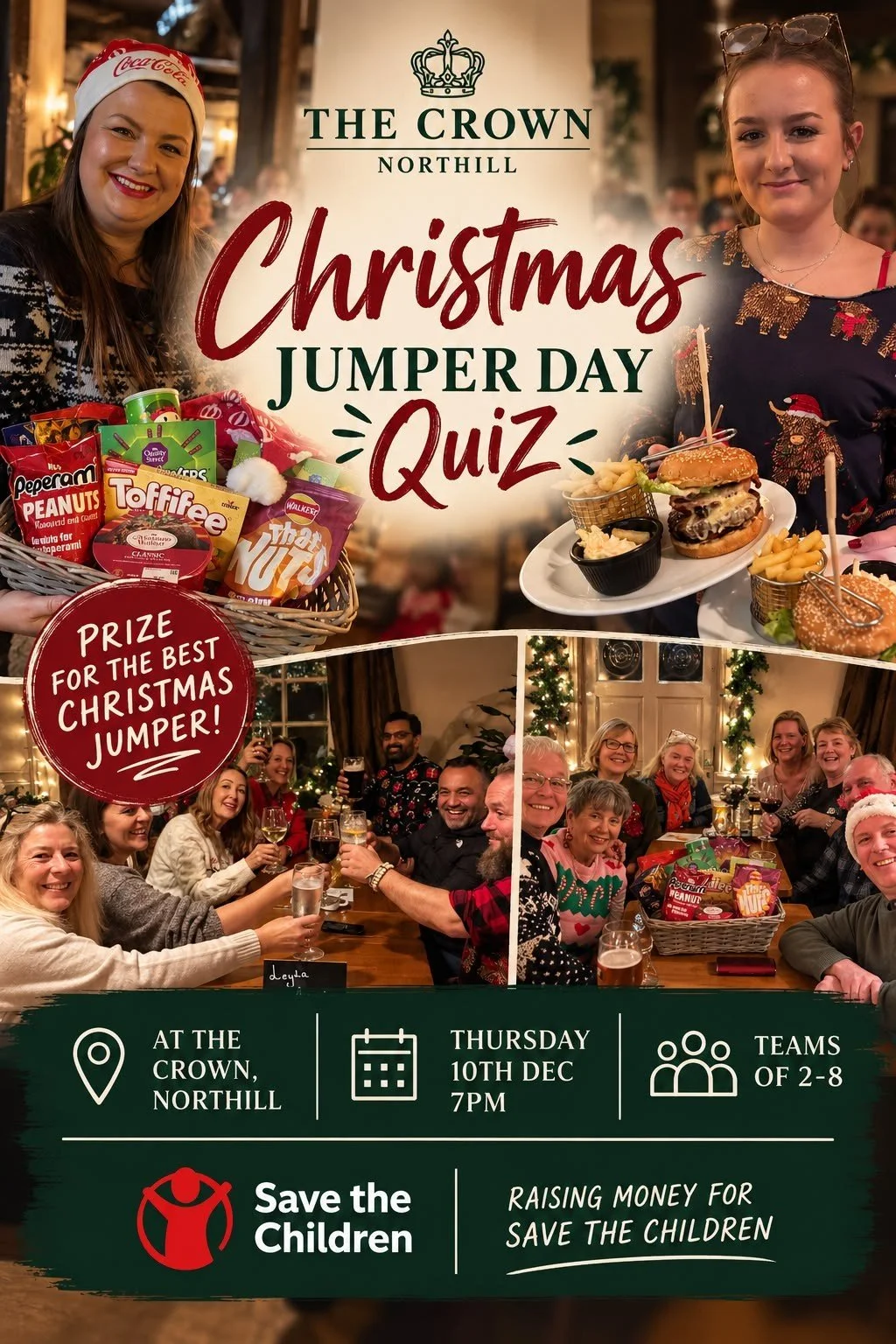 CHRISTMAS JUMPER DAY QUIZ 10th Dec 7PM