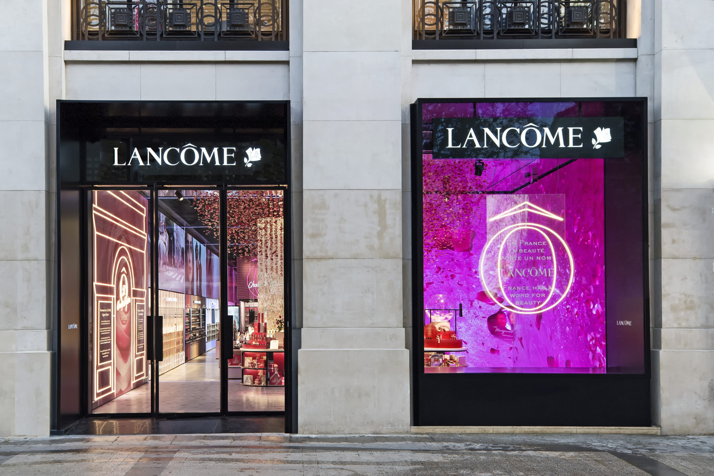Lancôme _ Identité flagship Champs-Elysées