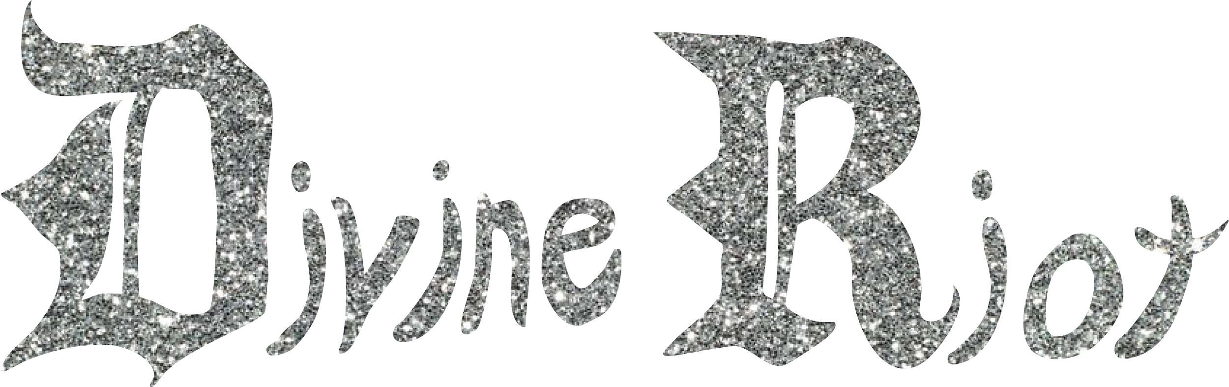 Text that reads 'Believe in the beauty of your dreams' in silver, glittery letters.