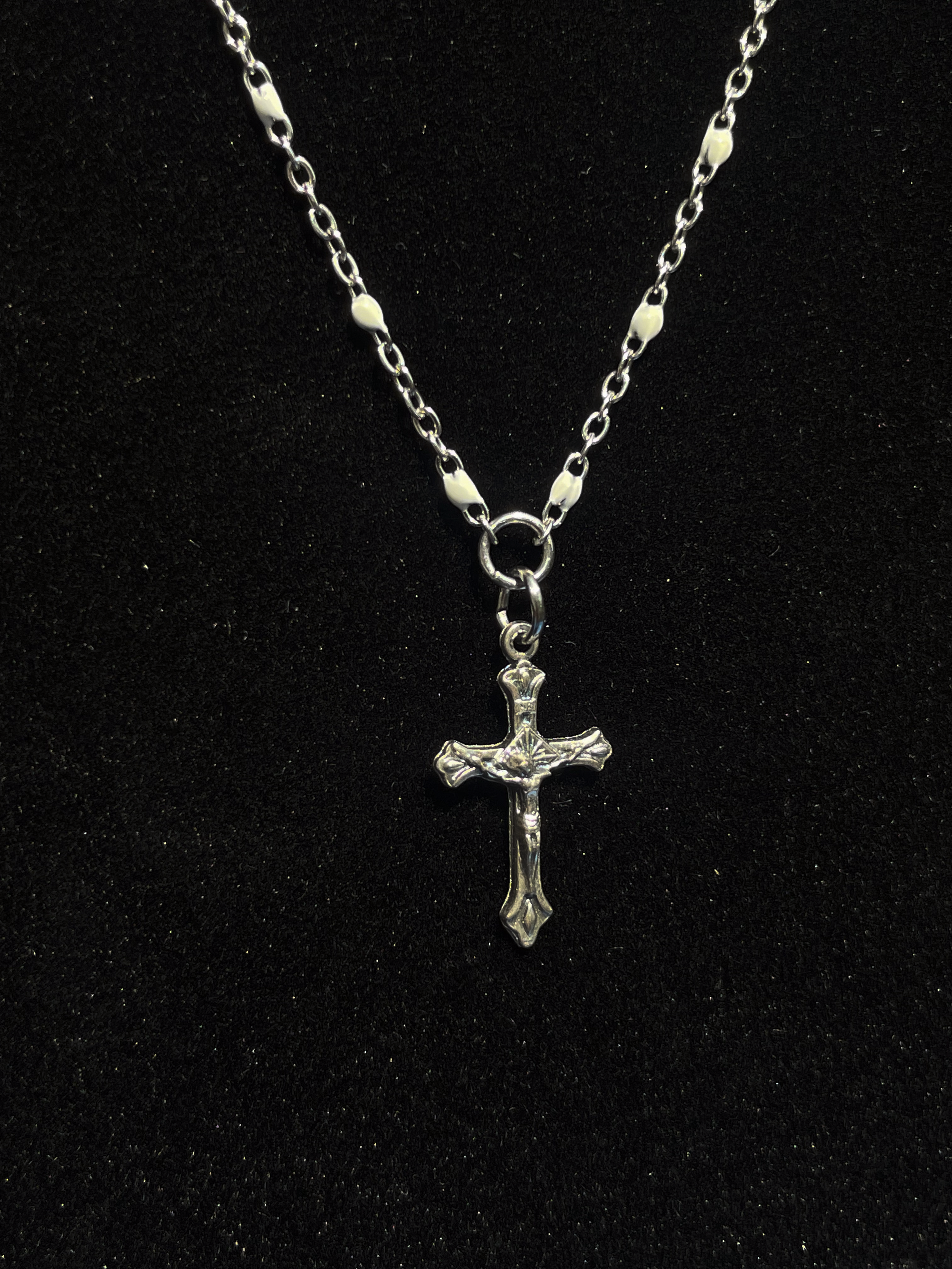 White Mini Cross