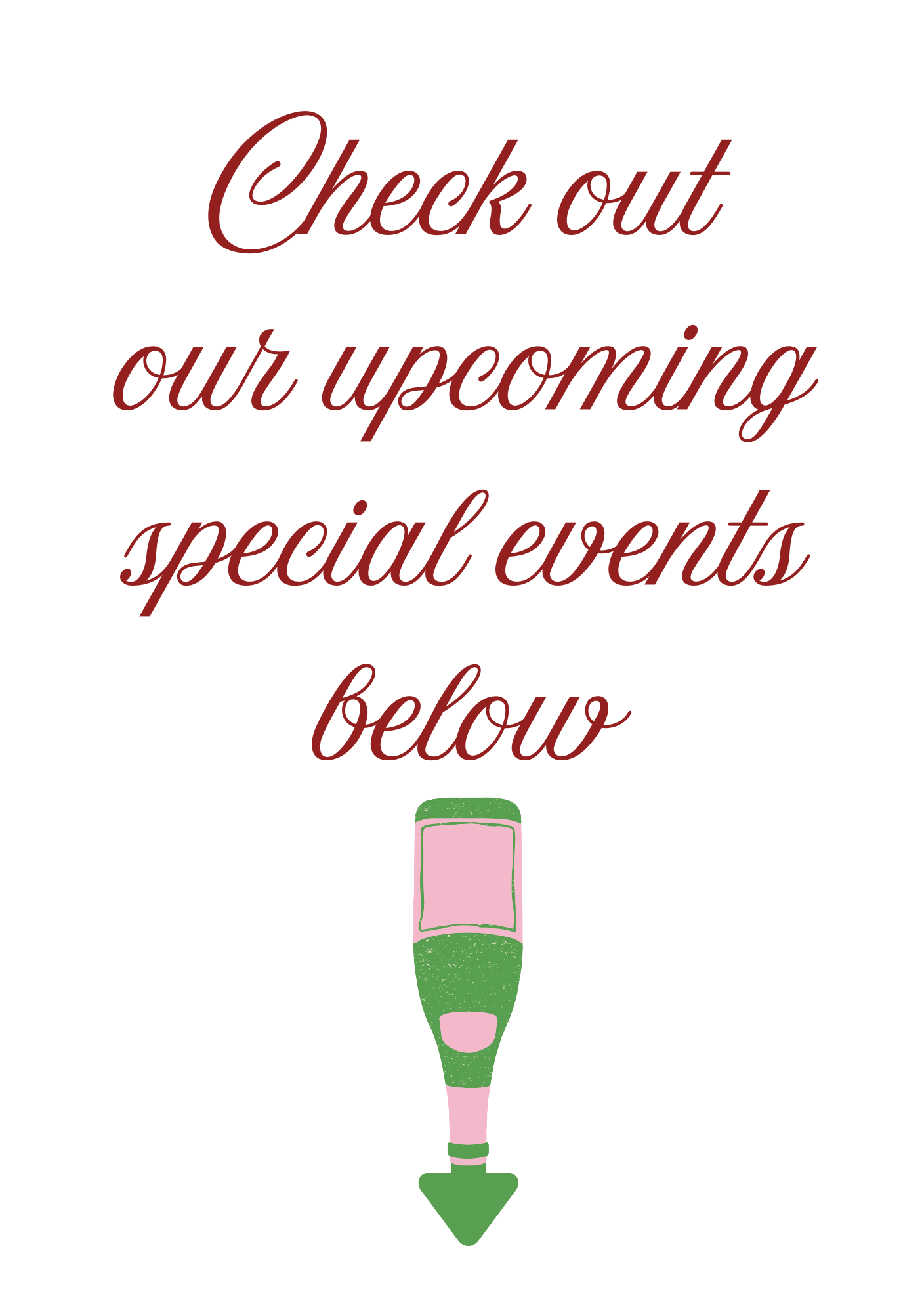 poster inviting poeple to look at the special summer events hosted by Taylor Wines, Brentwood, Essex