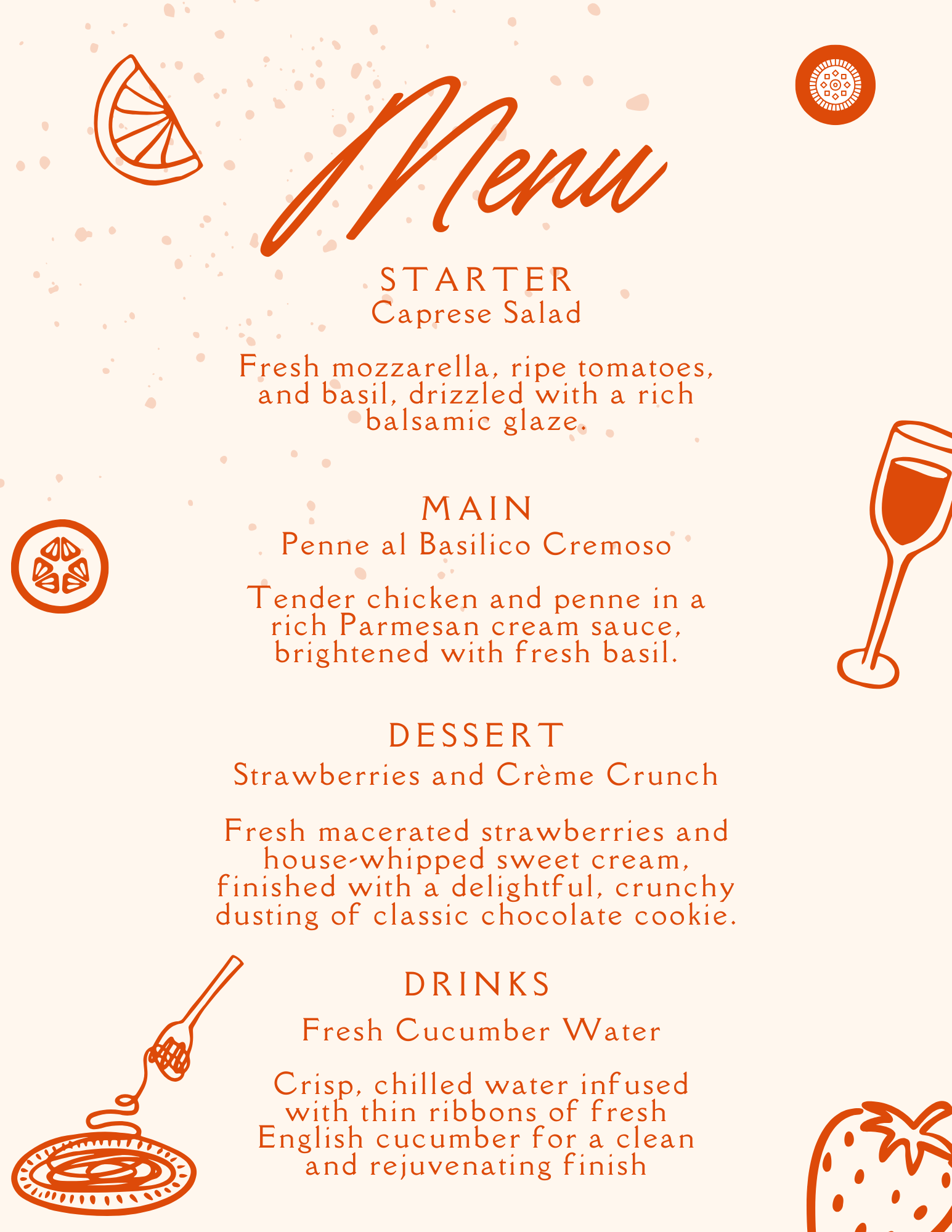 Chilled Avocado and Cucumber Soup, Prosciutto-Wrapped Melon.png