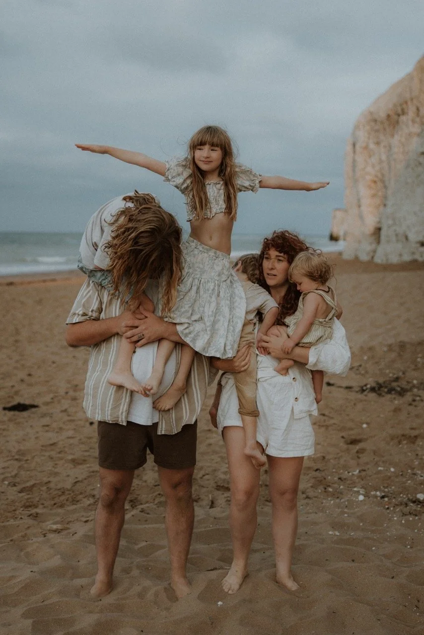 Beach family photographer in Hertfordshire 