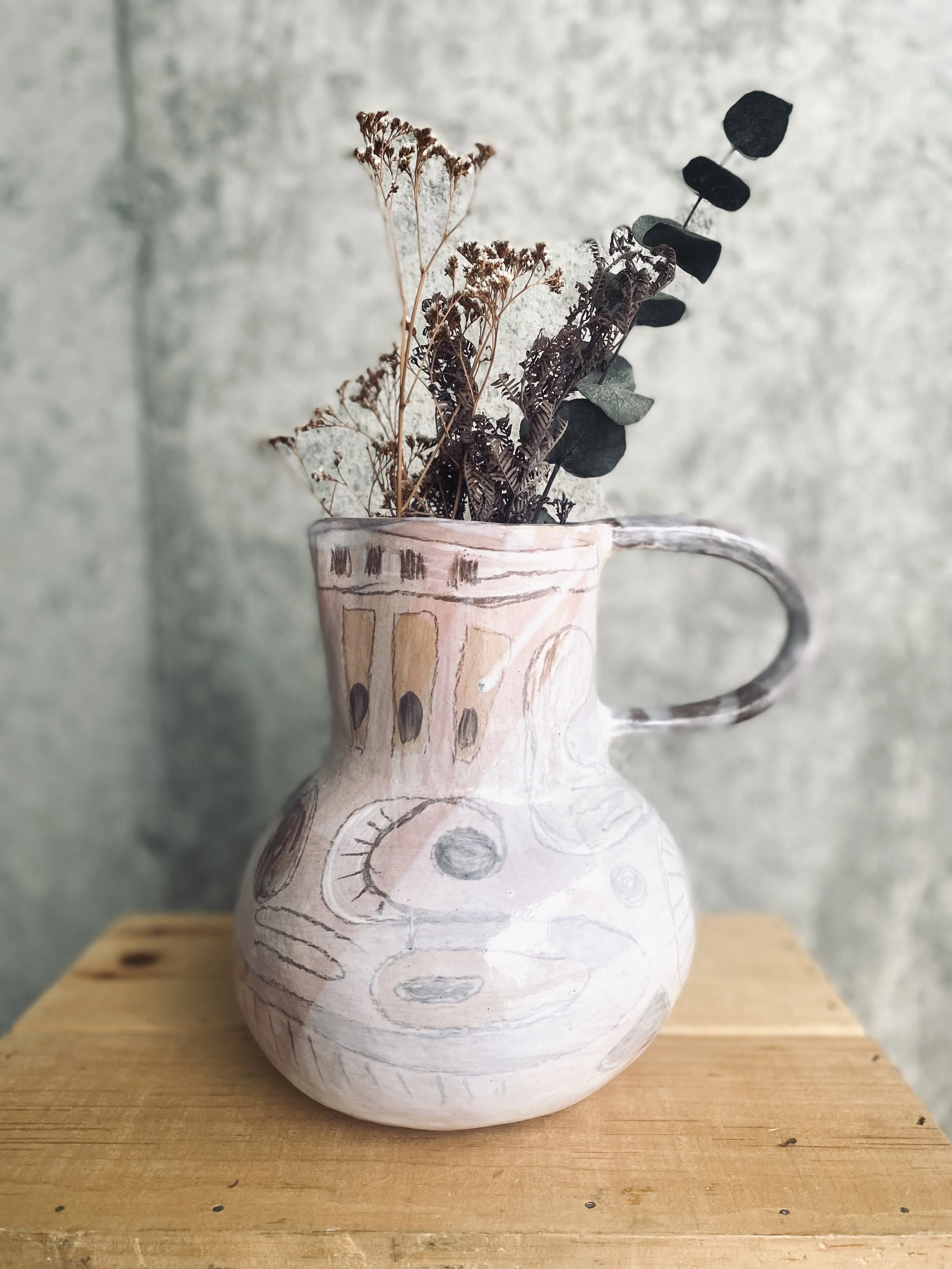 Skagen pottery pitcher vase.jpg