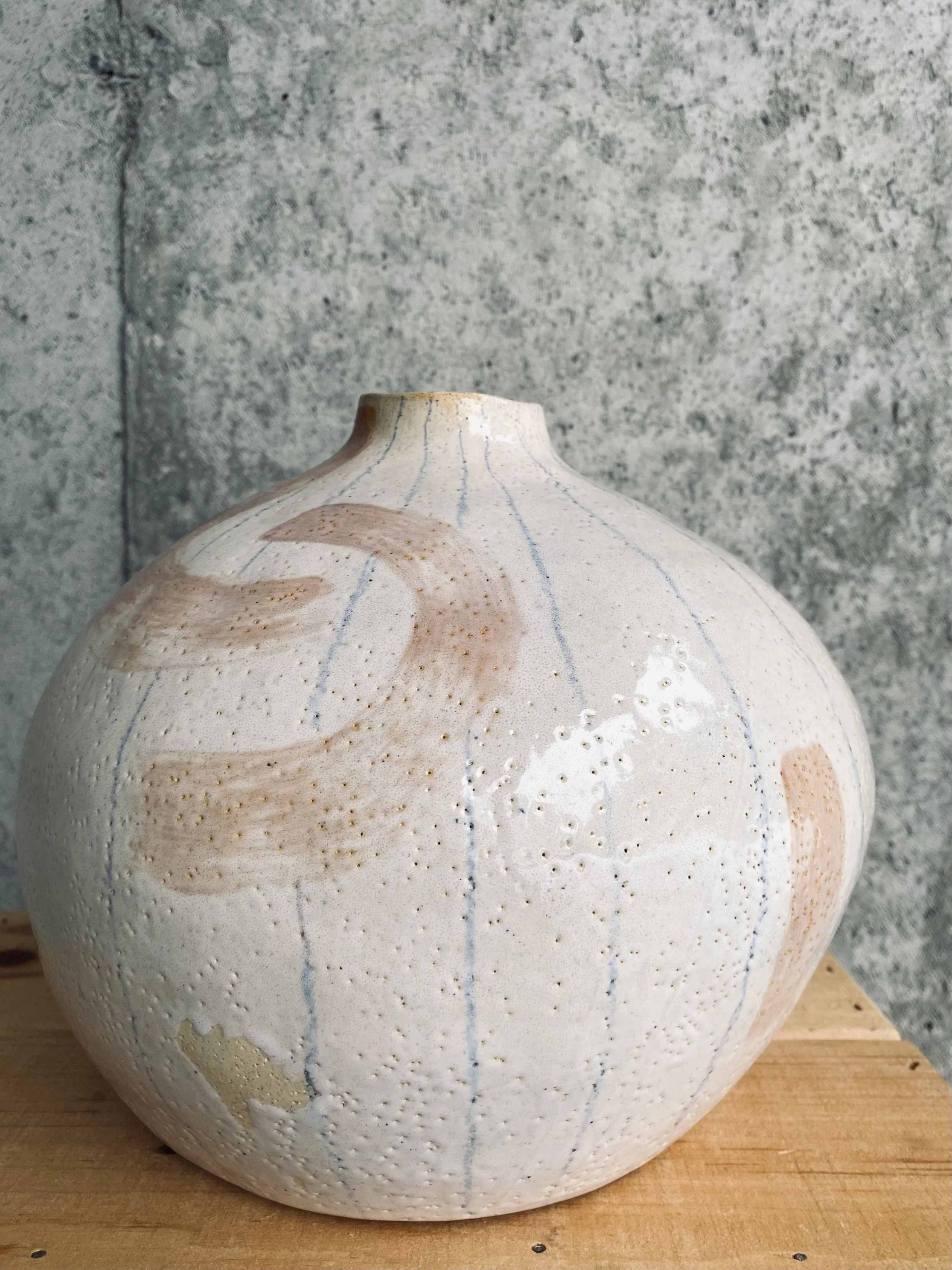 Opaque Moon Jar