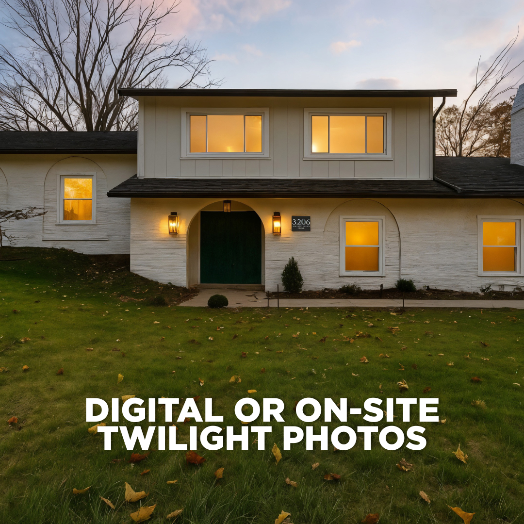 twilight photo of real-estate photogra[hy shoot in baltimore maryland