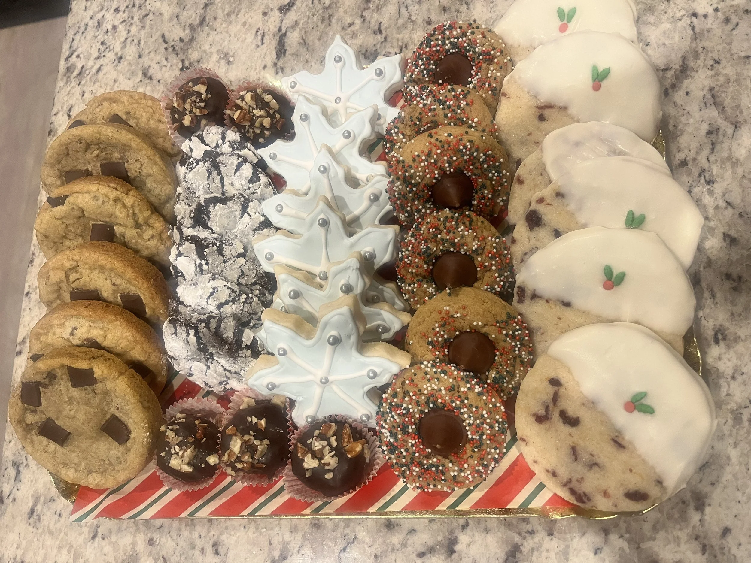 Assorted Holiday Dessert Tray