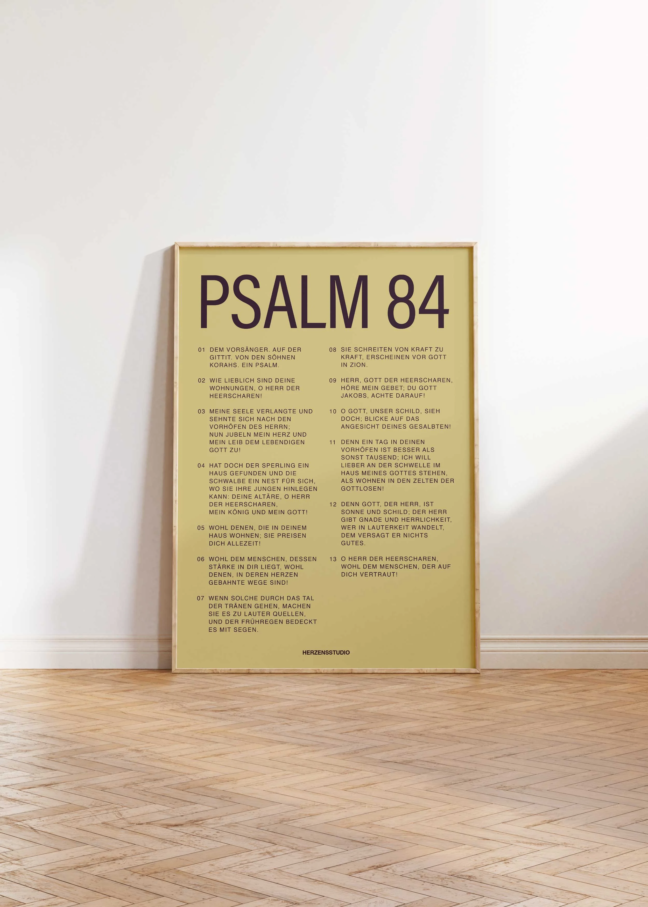 Poster "Psalm 84"