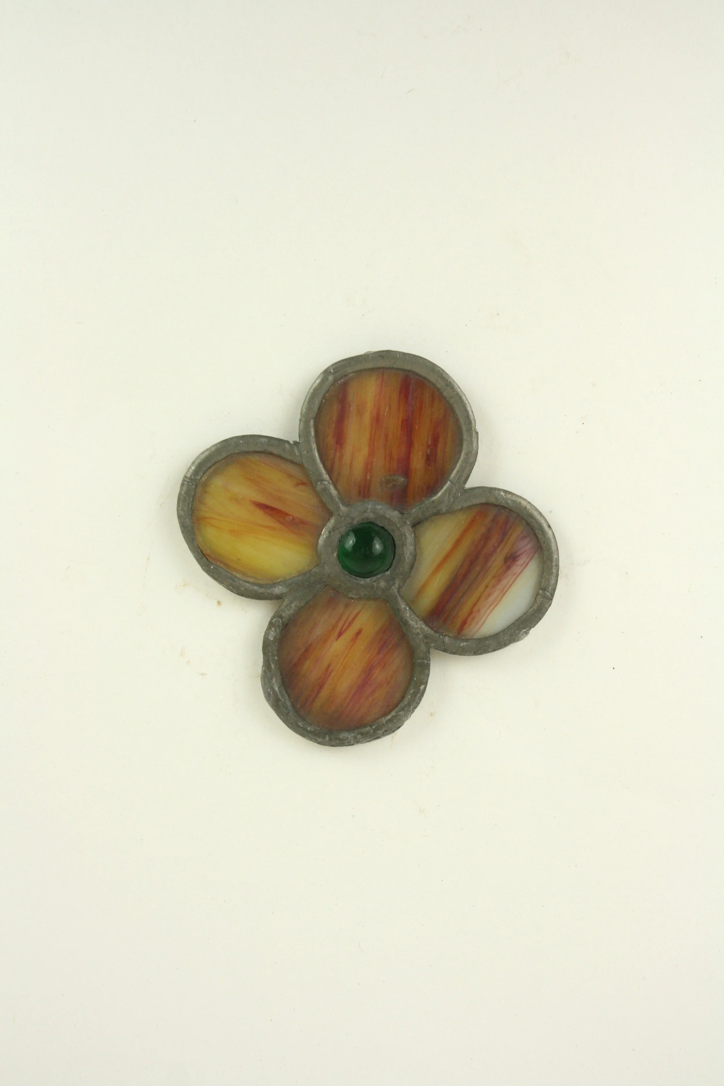 Glass mosaic flower