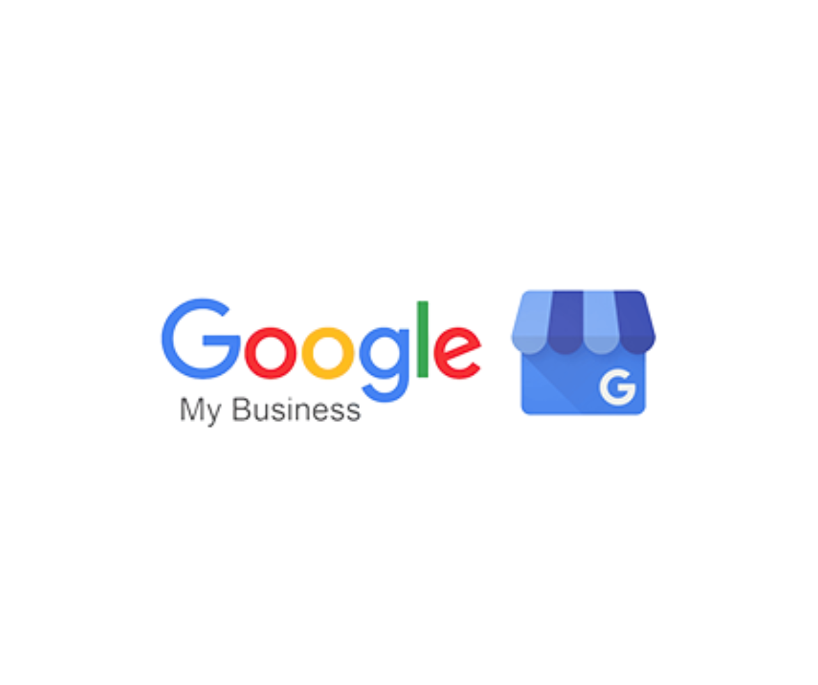 Google My Business logo with a store icon.