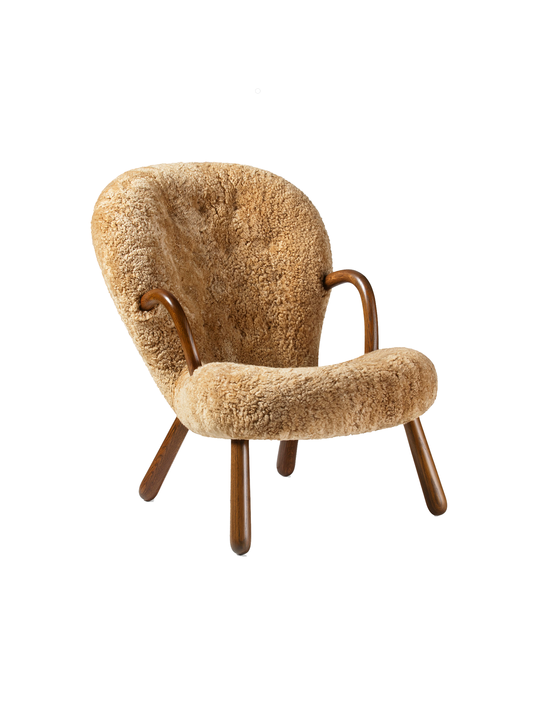 Clam Chair in Maple