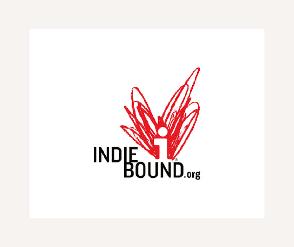 Red abstract feather design with the word "Indie" in bold black letters and "Bound.org" underneath.