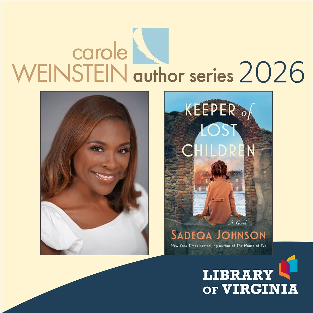 Library of Virginia - Sadeqa Johnson discusses “Keeper of Lost Children” 