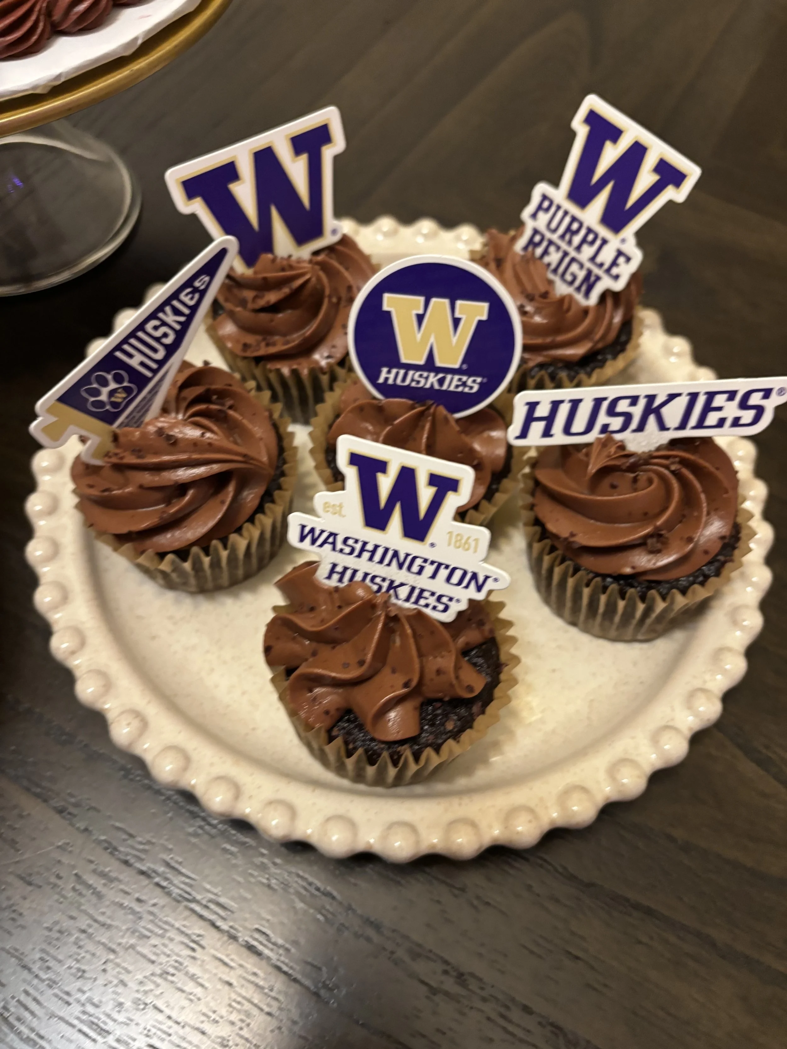 Graduation Party Chocolate-Chocolate Cupcakes