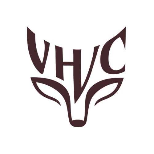 Stylized image of a fox's head with the letters 'VHGC' forming the top of the head.