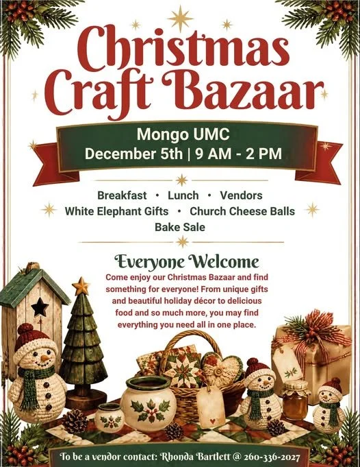 Mongo UMC Christmas Bazaar
