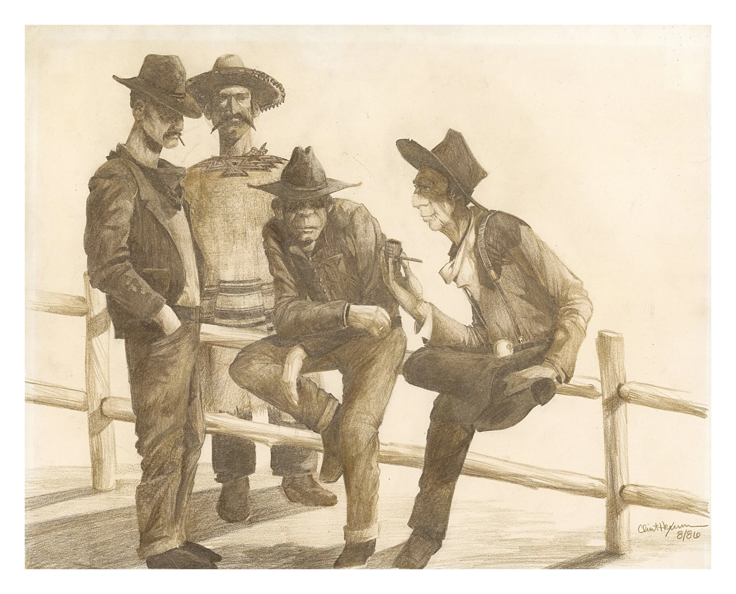 "Fence Rail Conversations"