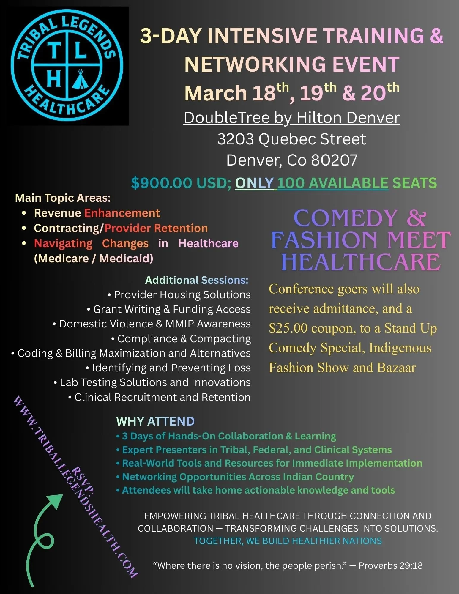 TLH 1st Annual Denver Workshop on Healthcare Management