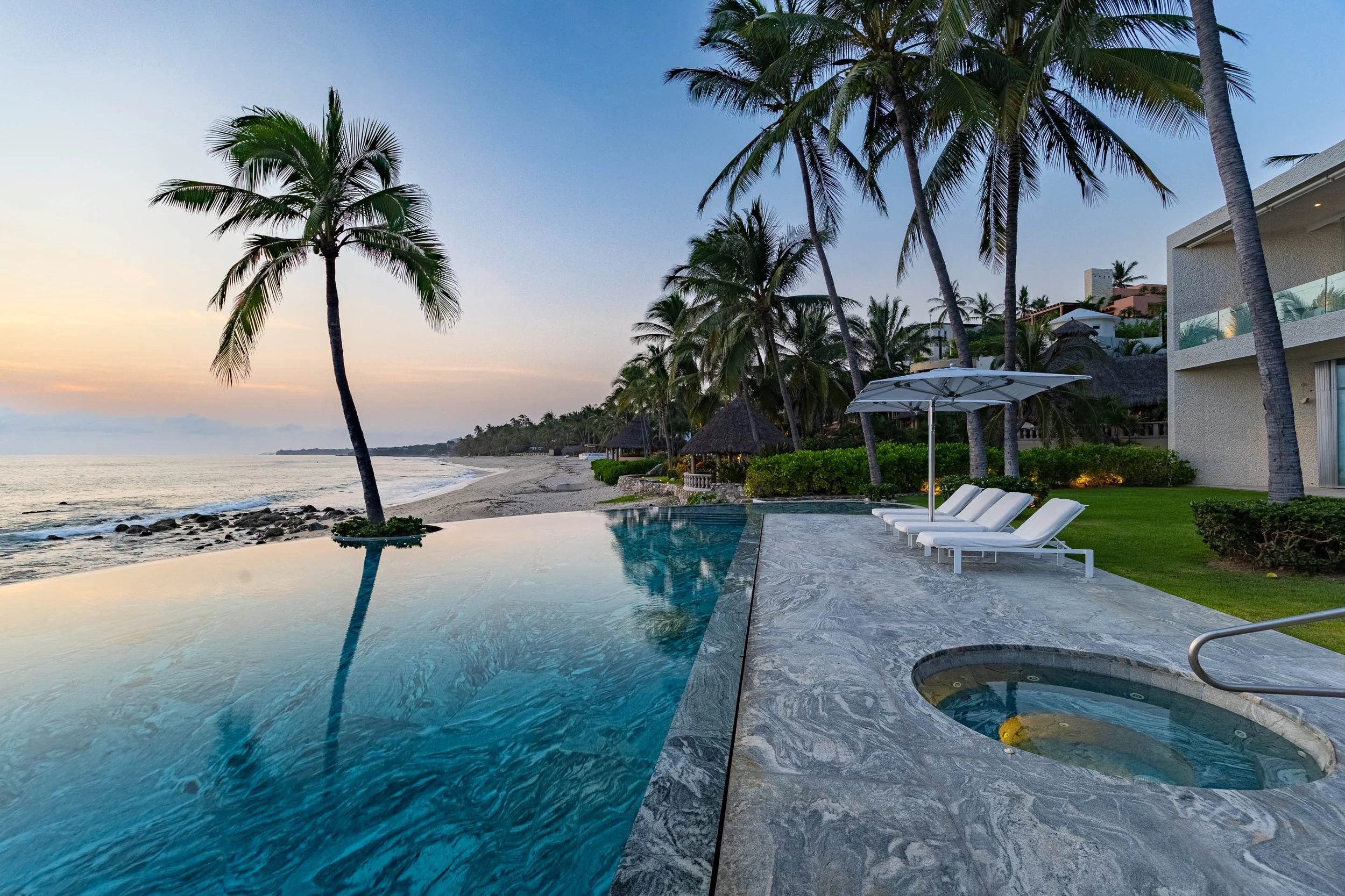 A luxurious beachfront Breeze punta de mita vacation rental villa 1