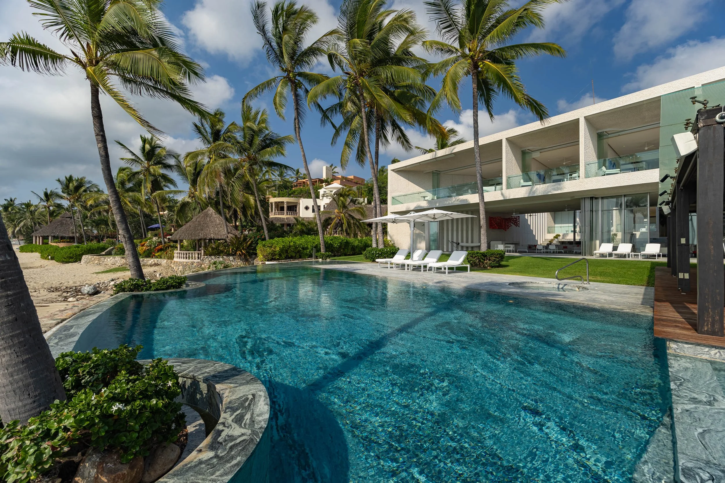 Luxury beachfront villa Breeze punta de mita vacation rental villa 1