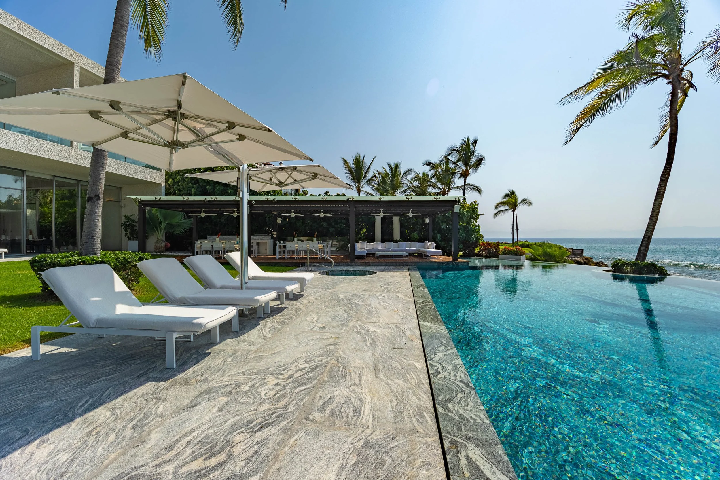 Luxury infinity pool Breeze punta de mita vacation rental villa 1