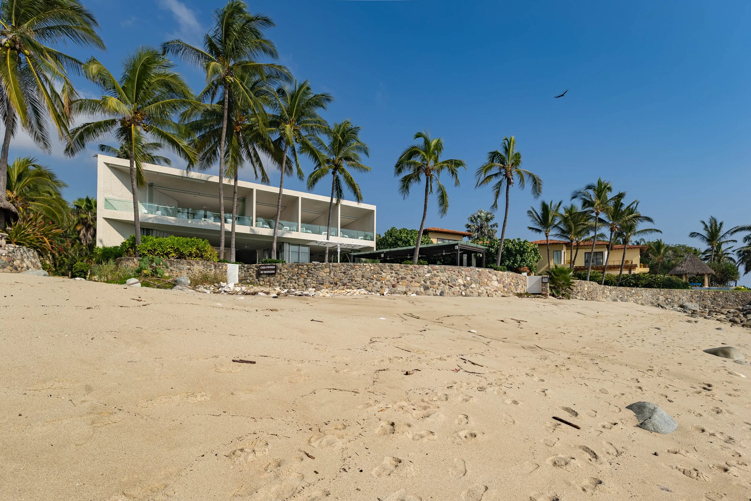 Modern beachfront house Breeze punta de mita vacation rental villa 1