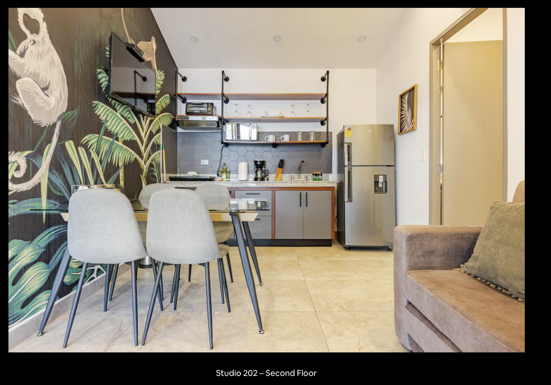 Room 202; 1 King, 1 Sofa Bed